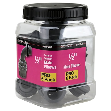 Apollo Conduit Fitting Elbow, Push-On, Stainless Steel ELME126JR